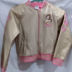 Girls Disney Store Beauty And The Beast Belle Varsity Jacket