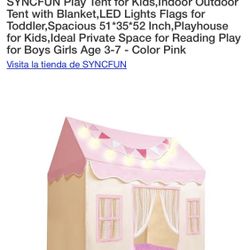 Syncfun New Play Tent W Blanket/Starlight