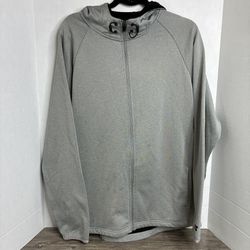 Russell Thermaforce Max Men’s Gray Full Zip Sweater Large