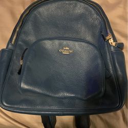 Blue Coach Back Pack Never Used!!!! $150