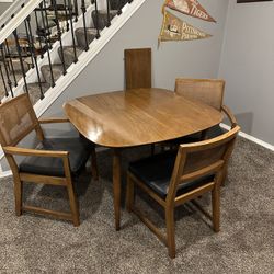 Mid Century Dining Table And Chairs 