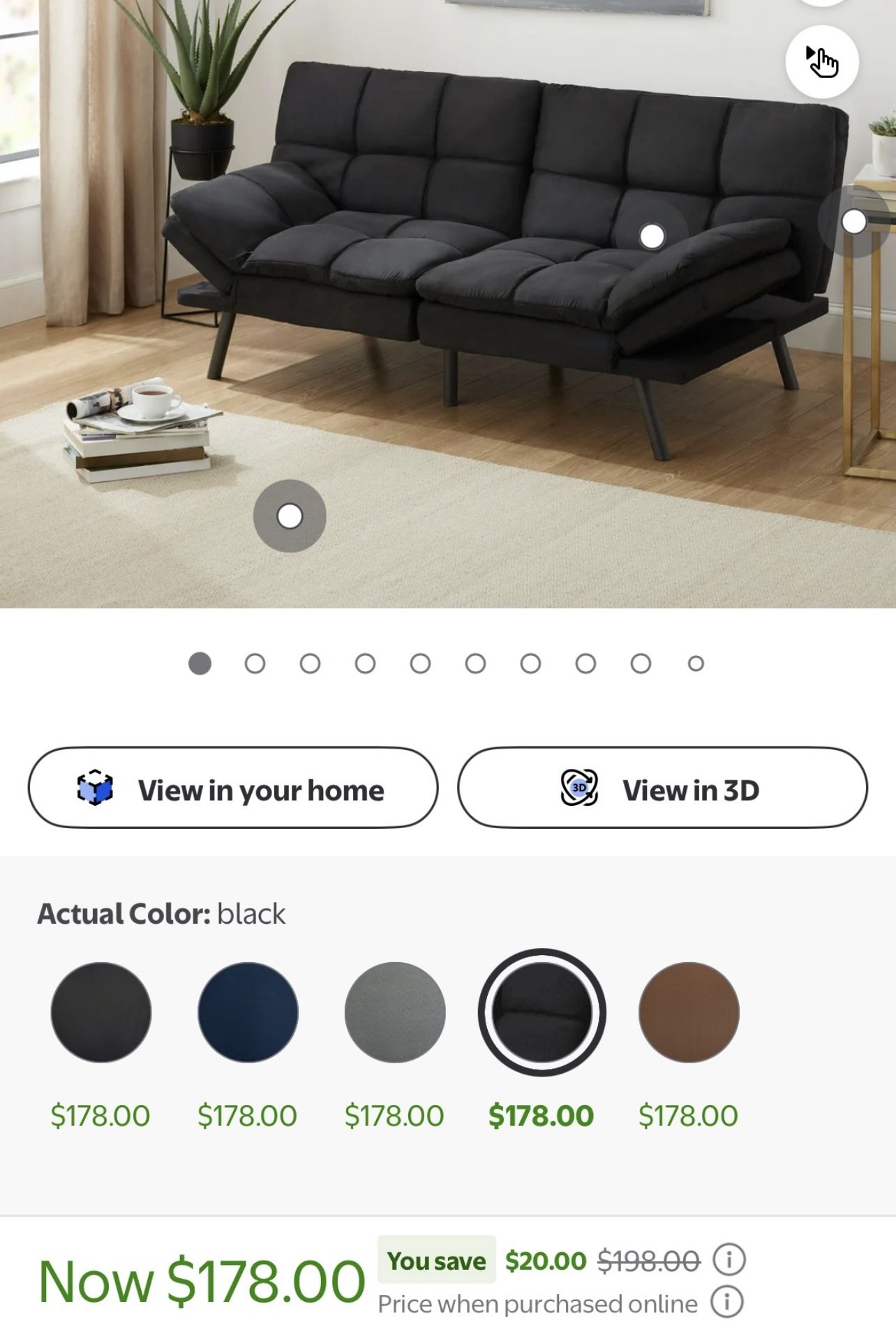 Black Futon