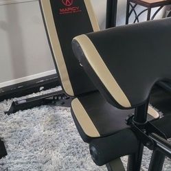 Weight Bench With Bar And Weights