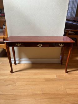 Cherry Brown Consule - End Table