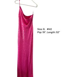 New Long Formal Sequin Dress- Size 8