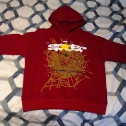 Sp5der Hoodie Maroon