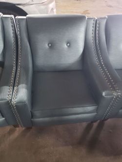 Large plush arm chair