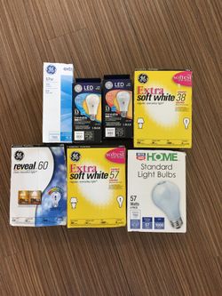 16 brand new light bulbs as pictured