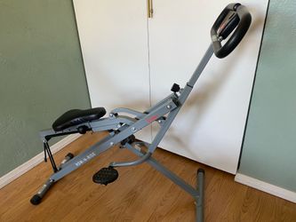 Health & Fitness Smart Row-N-Ride Glute & Leg Trainer, Foldable Squat Assist Rower