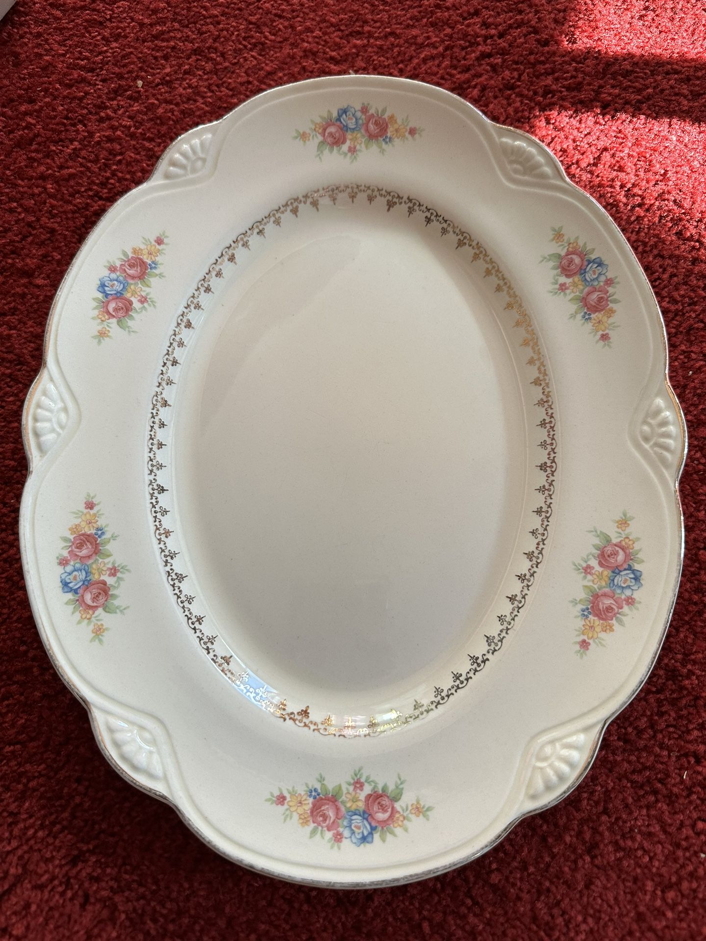  Vintage Homer Laughlin bone china platter 