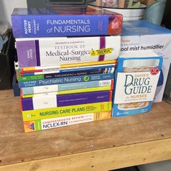 RN Study Guides/collage Books