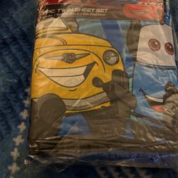 Cars 2pc Twin Sheet Set