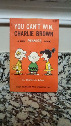 You Can't Win, Charlie Brown book first edition