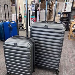 Delsey Paris 28" 20" Hard Shell Luggage SetHelium Edge 2-piece Hardside Set, New in Box