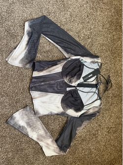 Fashion Nova Mesh Crop Top