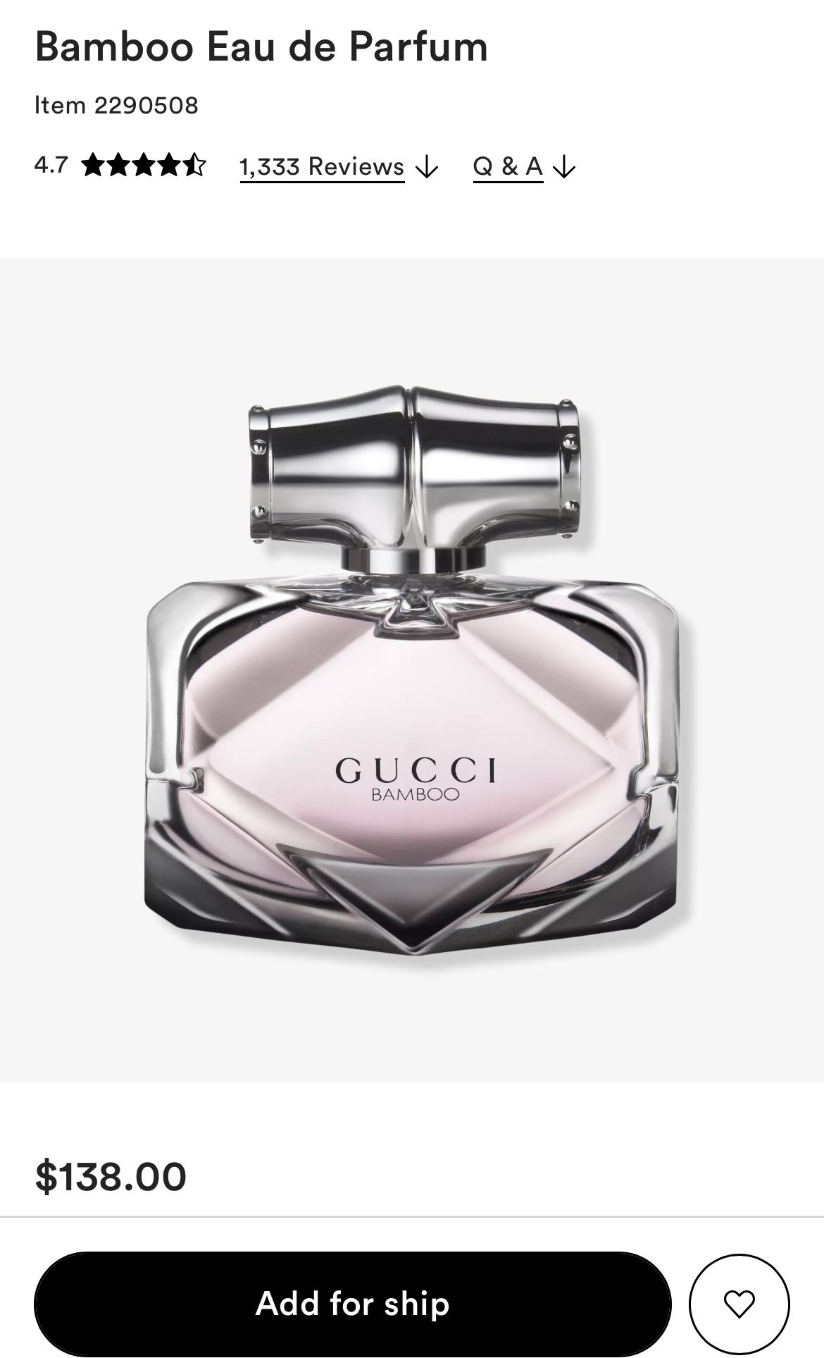 Gucci Bamboo Perfume
