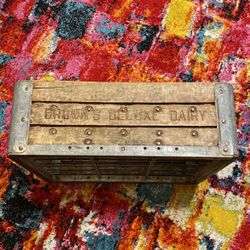 Browns Deluxe Dairy milk crate