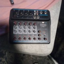Musical Mini Mixer Interface Paths PC In A Working Function