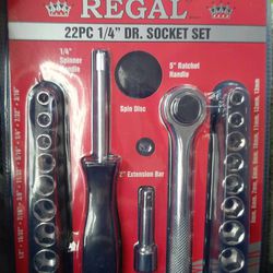 Regal 22pc Socket Wrench Set 