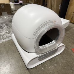 LeloPets D1 Automatic Litter Box • Self-Cleaning • App Control • Multi-Cat Use