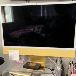 Yellow iMac M1 2021 8gb