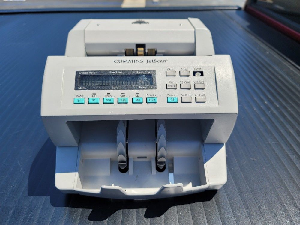Cummins Jetscan Currency Cash Counter