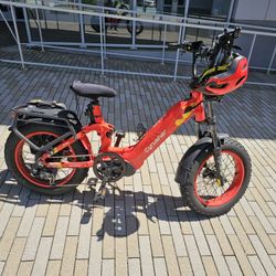 Cyrusher Ovia Red E-bike MAX 28mph