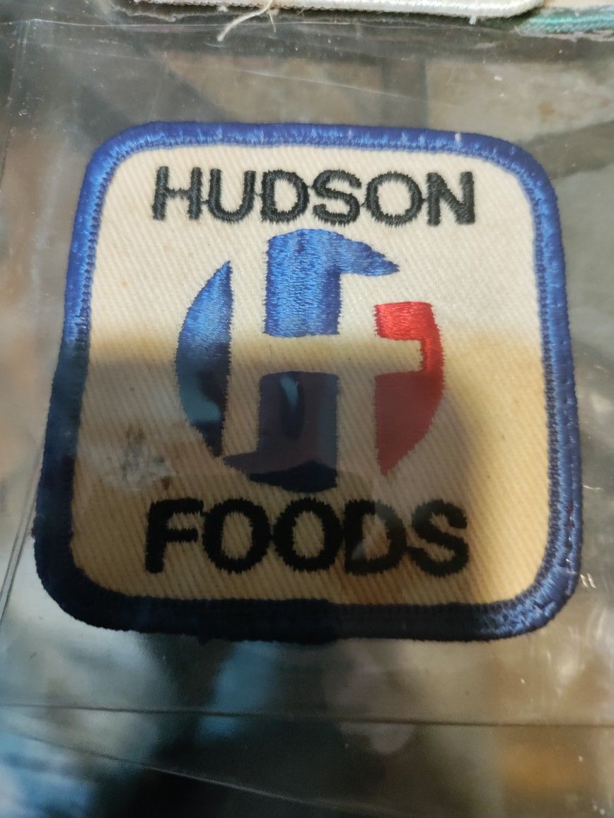 Hudson Foods Embroidered Sew On Patch Tyson Food