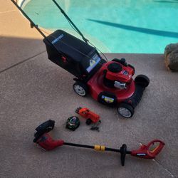 Lawn mower, Weed Eater And Grass Shear