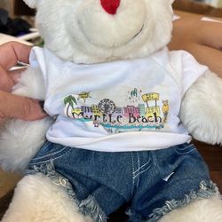 Build a bear: w myrtle beach shirt and shorts