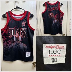 DMX 1998 Headgear Classics Basketball Jersey Size Mens Small