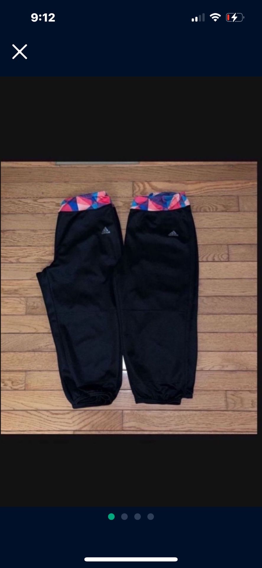 Girls Softball Pants Size X-Large