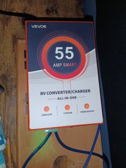 VEVOR 110V/12V/14.6V AC/DC 55A Converter RV Charger