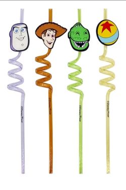 New disney toy story straw set of 4