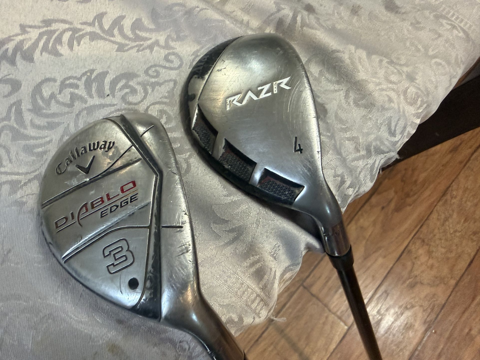 Callaway hybrid golf clubs set of 2 #3 & #4 hybrid Callaway golf clubs