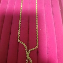 20 Inch Gold Filled rope Chain 4mm