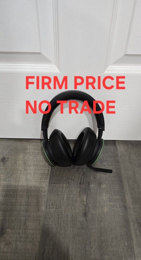 Xbox Wireless Headsset, Firm Price, Works Perfect, NO TRADE, Read Description For Details
