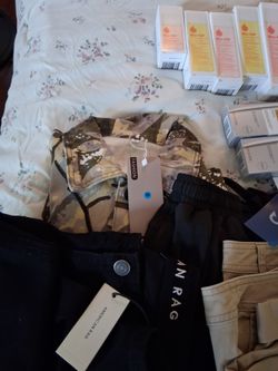 Clothes, neck fan, cosmetics