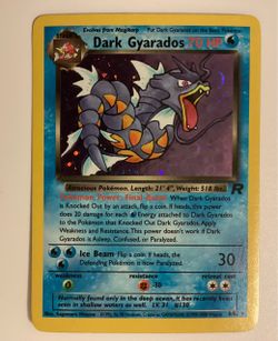 Dark Gyarados Holo Rare Pokémon Team Rocket LP