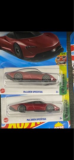 2 Hot Wheels McLaren Speedtail JBB28 HW Exotics Red 5/5 2025
