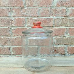 Vintage Tom's Glass Peanut Jar
