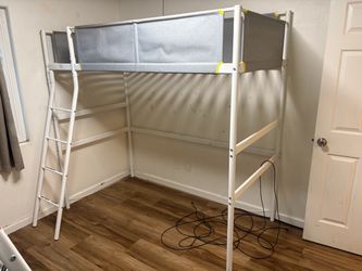 IKEA twin mattress loft bed