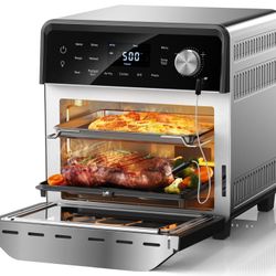 Nuwave TODD ENGLISH Pro-Smart Grill, Plug-In Grill, Oven & Air Fryer, 550°F Preheat, TRUE Char & Flavor of Premium Outdoor Grill Indoors, Temps 50°-50