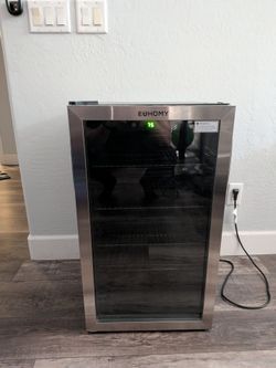 Beverage Cooler with Glass Door