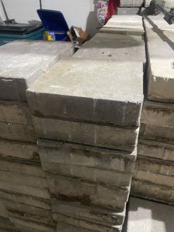 Brick pavers 9.5”x9.5” (215 pcs)