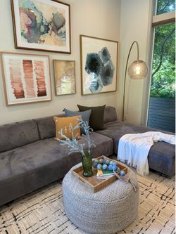 West Elm Tillery Grey Sectional Couch