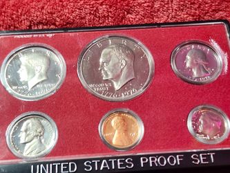 A mix of all types of coins