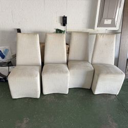 King Bed Frame And Havertys Dining Chairs