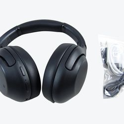 Sony Noise Cancelling Headphones WHXB900N: Wireless Bluetooth Over The Ear Headset With Mic For Phone-Call And Alexa Voice Control - Black VG