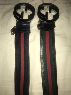 Authentic Gucci belts